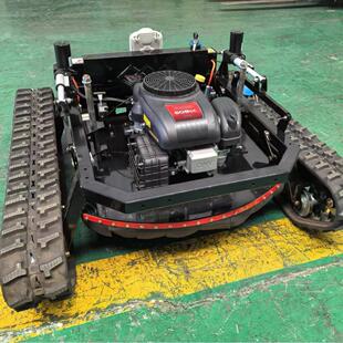 果园农场开荒履带碎草机 黑坦克式遥控割草机 lawn mower 符合EPA