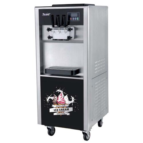 冰之凌乐BQL-857318商用冰淇淋机雪台式软冰激机器糕T机甜筒机