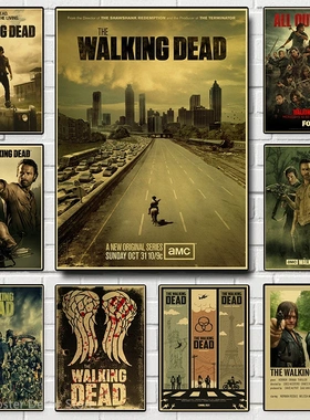 The Walking Dead Poster Rick Grimes/Daryl Dixon Print Poster