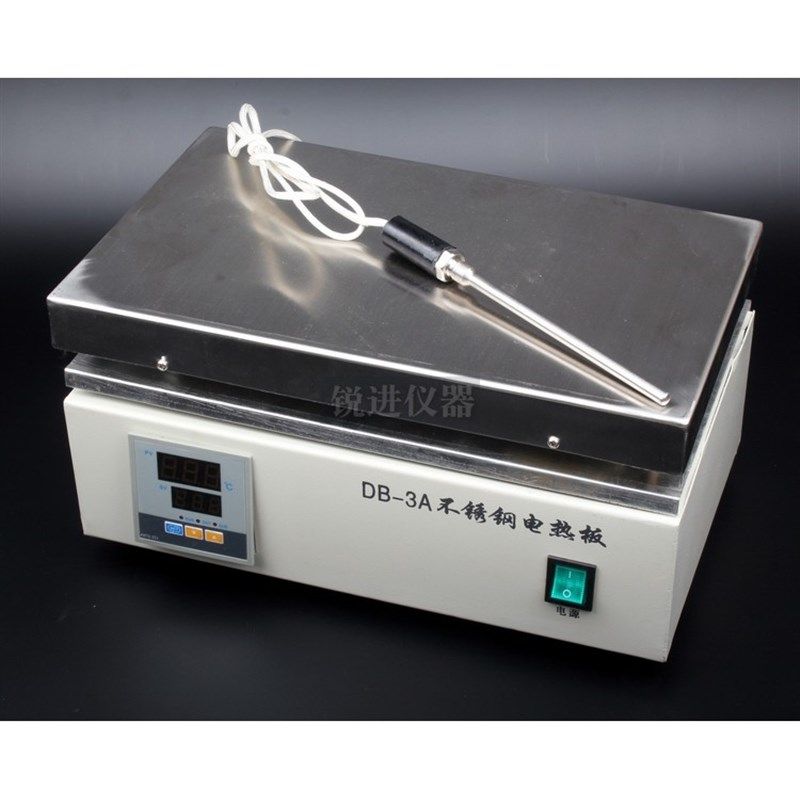 【DB-3A 数显恒温不锈钢加热板温控加热器化验食品实验室300度