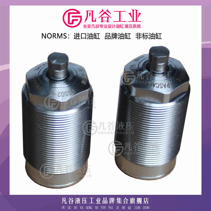 帕斯卡PASCAL气压油缸辅助气动支撑器缸CSS02-L 外螺旋纹旋转油缸