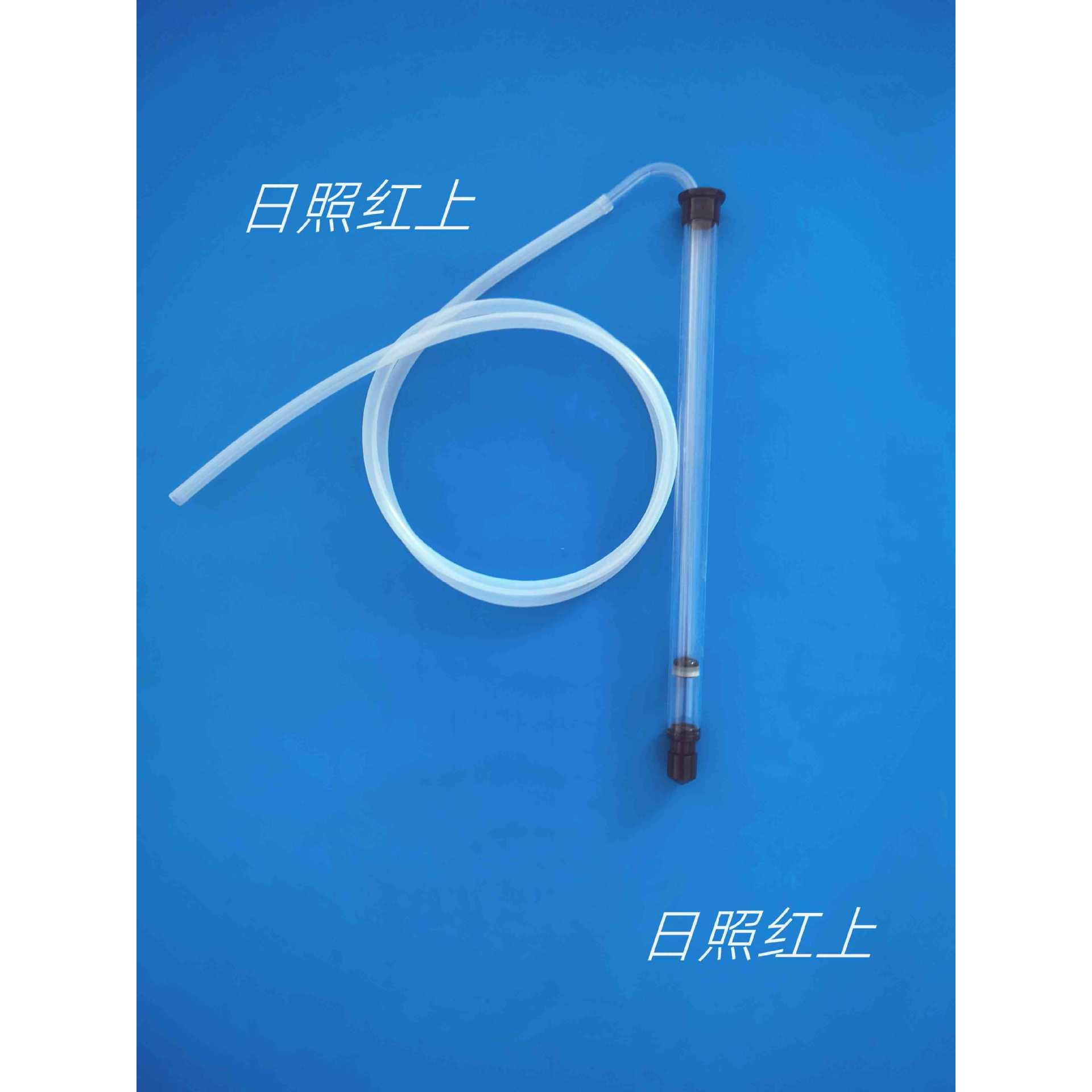 35cm黑色自动虹吸管白干红葡萄酒果酒提压器自酿爱好者酒渣分离器