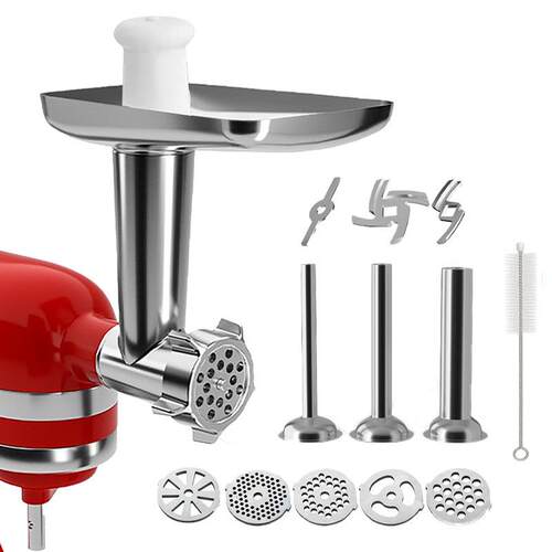 Kitchenaid配件不锈钢kitchenAid绞肉通配件灌肠美国厨宝