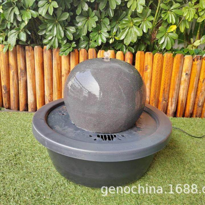 球形喷泉个性现代流水摆件花园公园室外庭院室内-1