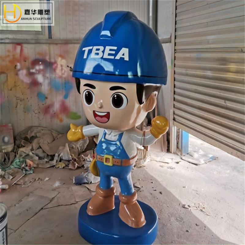商场美陈装饰摆件玻璃钢雕塑装饰卡通人物户外装饰大玩偶模型制作