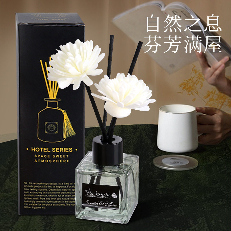 爆款栀子花香薰天然植物精油无火香薰除味客厅卧室卫生间除臭香薰