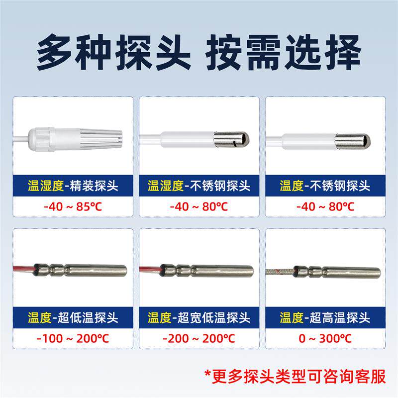 4G温湿度记录仪多探头高精度车载冷链实验室温度计湿度监测传感器