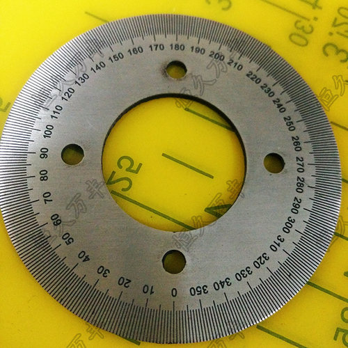 刻度盘小刻度盘360度刻度盘手轮测量器60x25x2 A032直销 标尺生产
