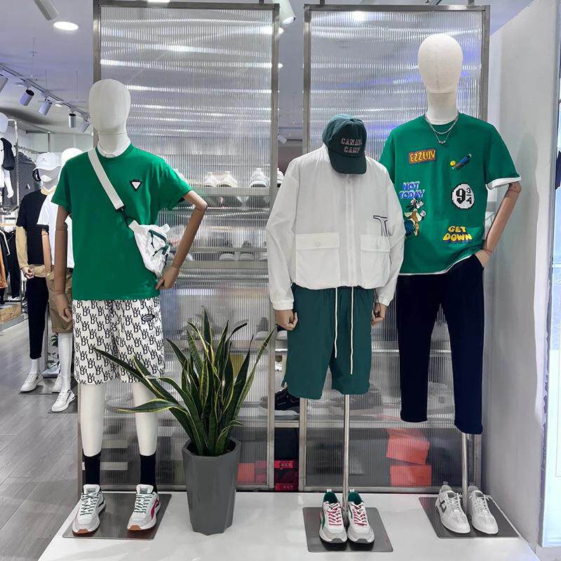 服装店模特道具男半身人台男装展示架全身假人体西装礼服男模特