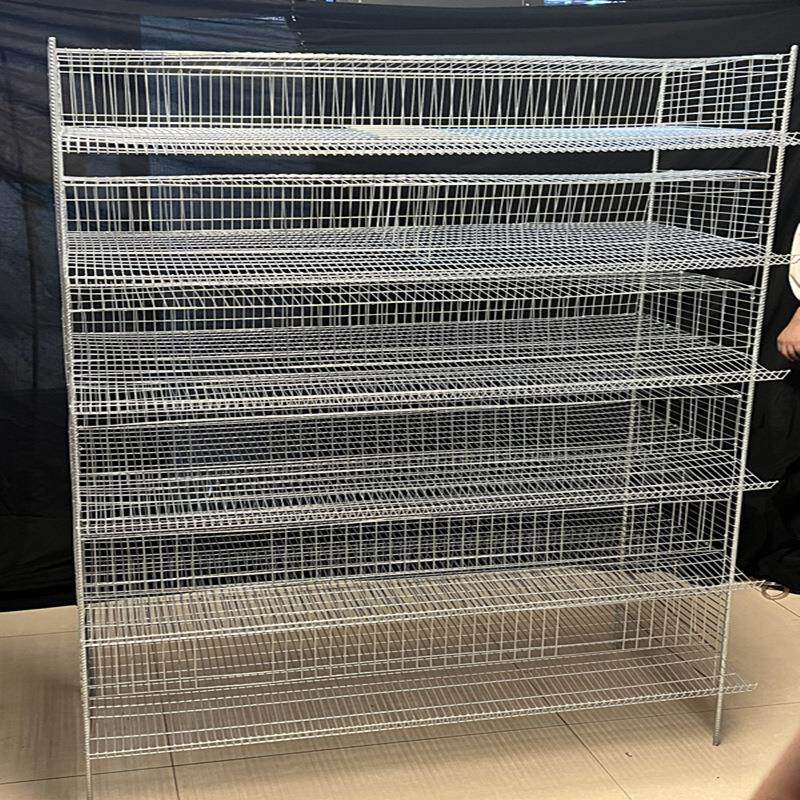 层叠式鹌鹑笼肉鸡笼养殖场鸡笼全套设备立体式鸟笼养殖一站式服务