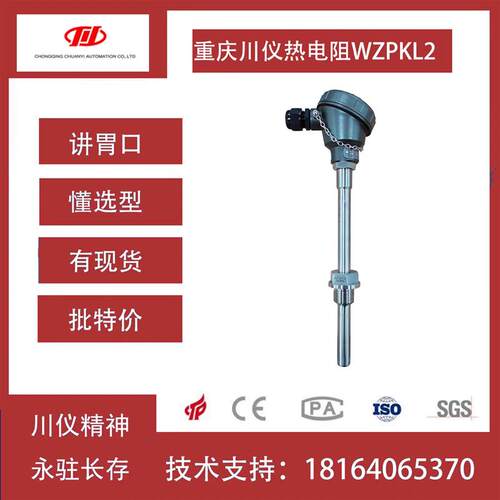 重庆川仪WRGKK-53SGH铠装热电偶温度传感器工业级品质