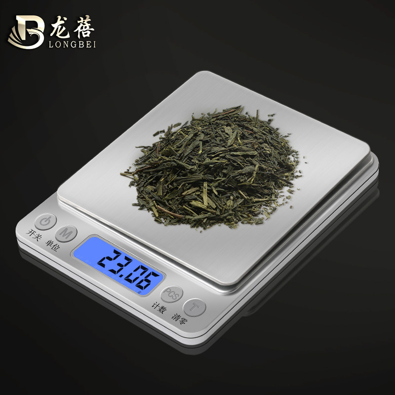 厨房秤电子称珠宝秤0.01g精准小型天平克称家用烘焙食物秤克数度