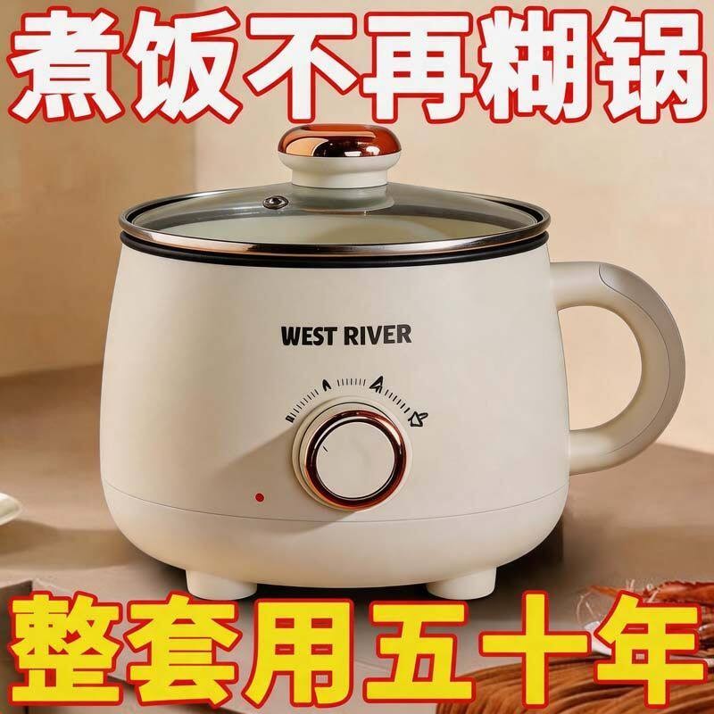 德国电煮锅家用学生宿舍锅多功能小型一体小电锅煮饭炒菜电热火锅