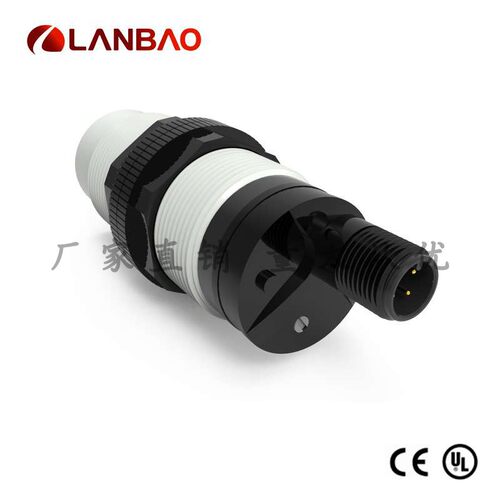 上海兰宝CR30SCN15DNO-E2电容接近开关非埋15mm塑料圆柱M12连接器