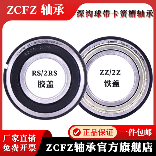 带卡簧槽轴承6200 6201 6202 6203 6204 6205 6206 6207 2RS ZZ N