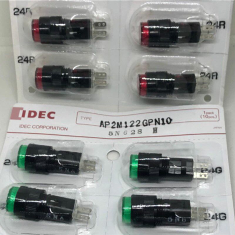 和泉IDEC原装指示灯AP2M122G平头型24V孔12mm AP2M122R 122Y图片