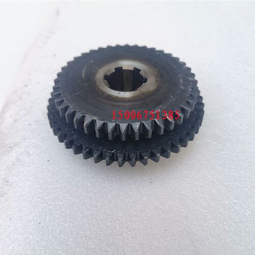 滕州ZX6350X5036X6332铣床双联齿轮40/46走刀器齿轮07进给器40-46