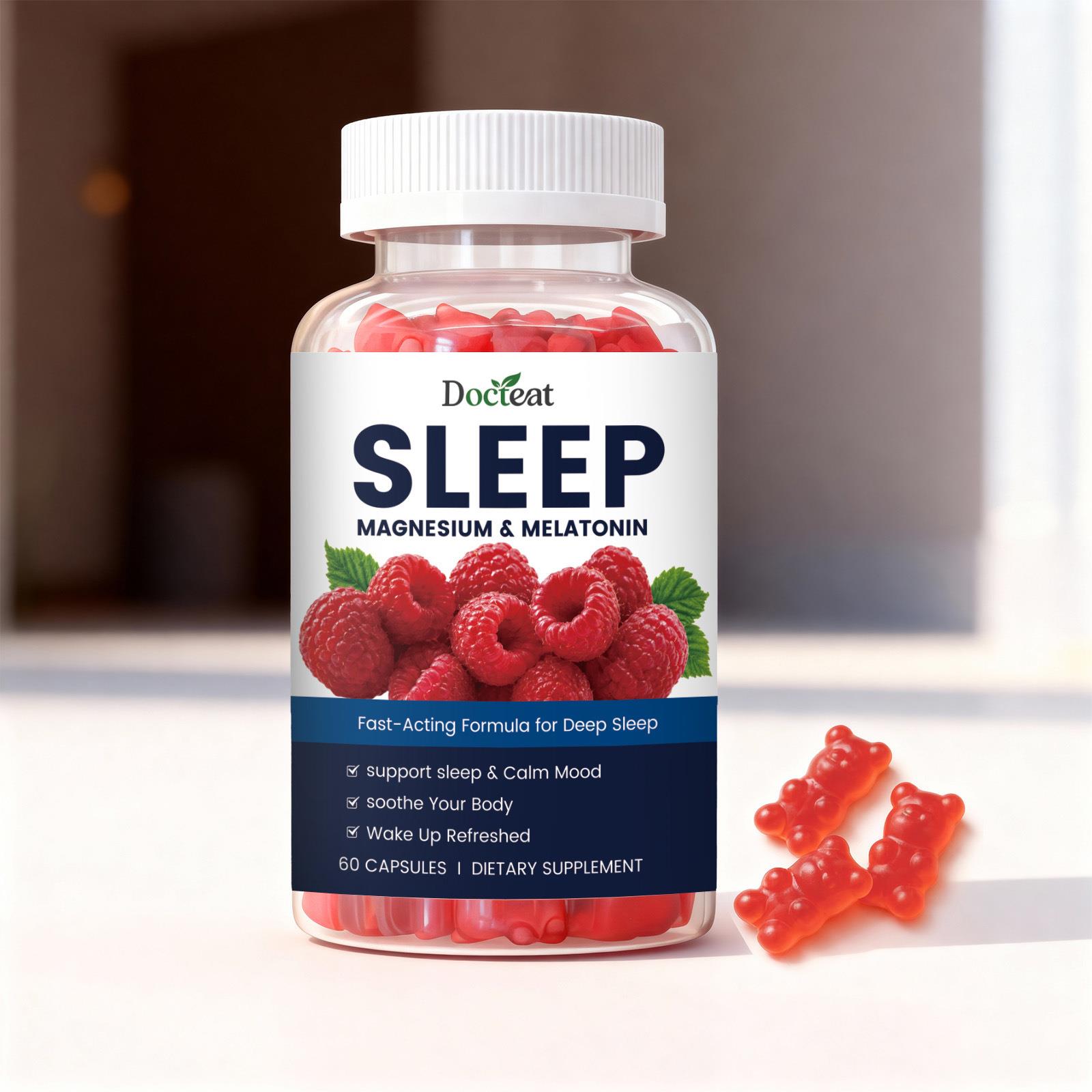 DOCTEAT 睡眠支持软糖  促进晚间身心宁静呵护心情愉悦轻松入眠