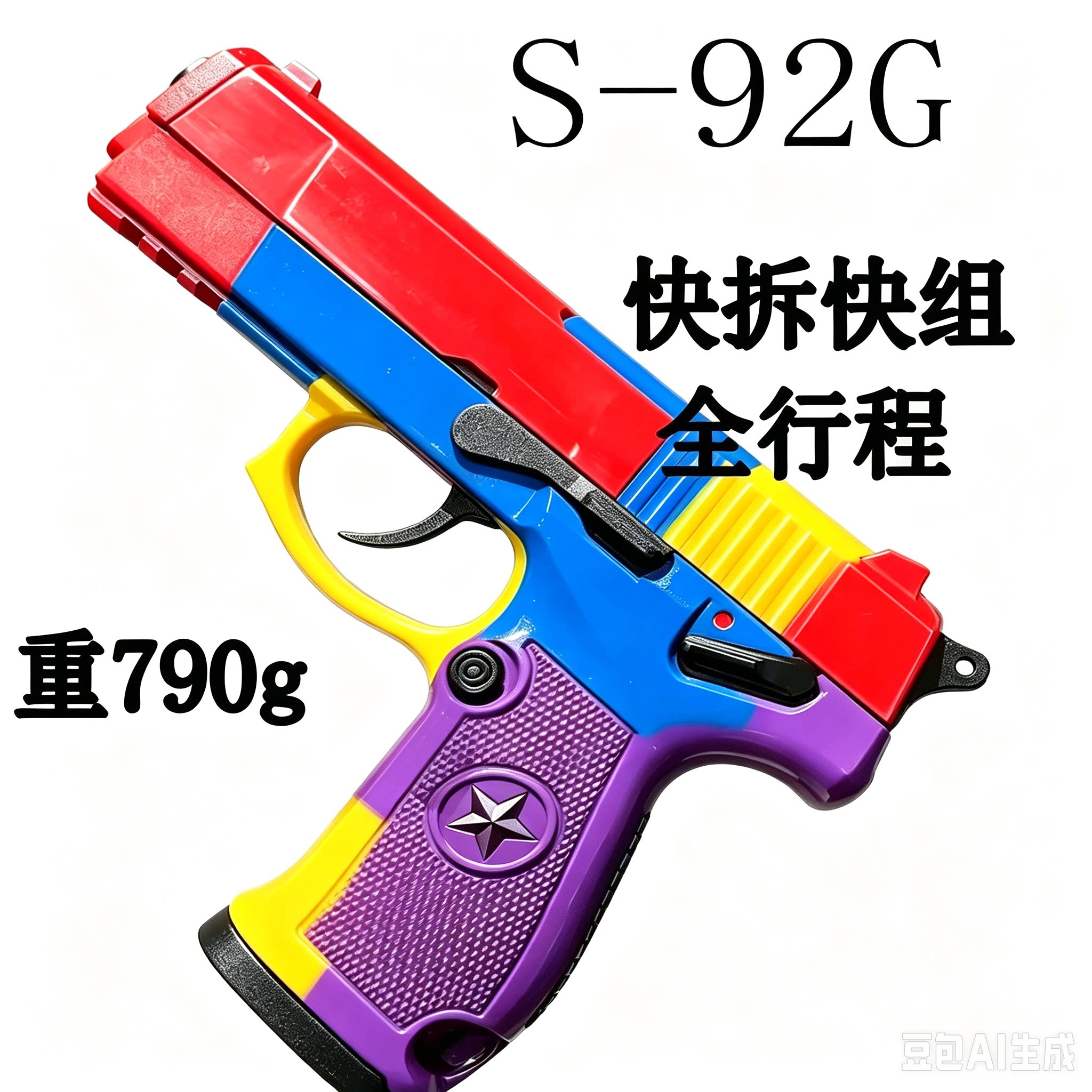 正版悍武记S92G全冰凉男孩儿童礼物模型手抢