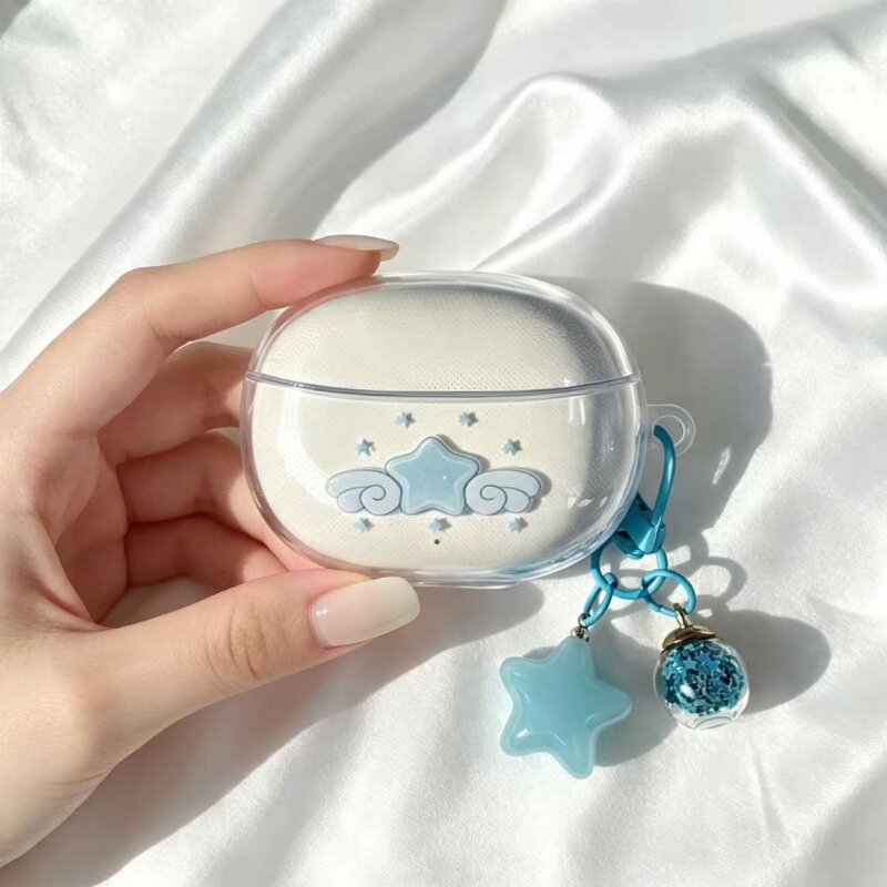 适用唐麦Q8 AI透明耳机套唐麦q8 ai无线蓝牙耳机保护套软壳潮防摔图片