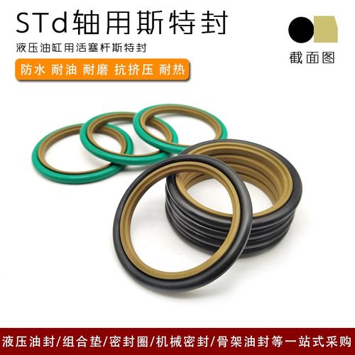 STd轴用斯特封活塞300/310/320/330/340/350/360/370/380/400*8.1