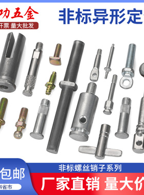 定做非标螺丝销子精密销钉螺钉螺母螺柱材质正宗来图定做
