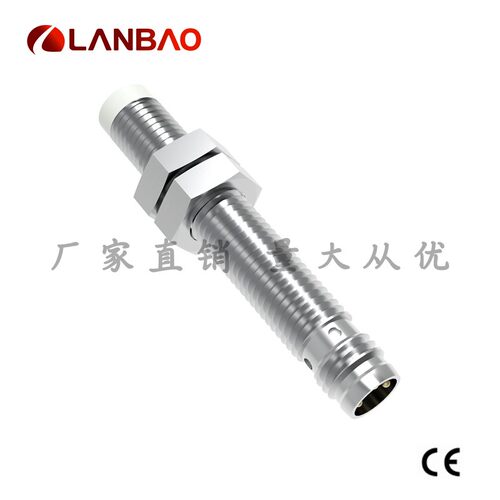 上海兰宝LR08BN04DPOY-E1金属远距离传感器常开4mm 电感接近开关
