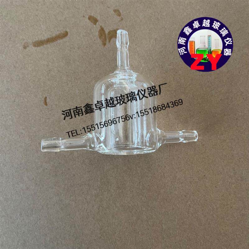 双层小管可加热恒温带出口特小双层反应器可定做玻璃仪器