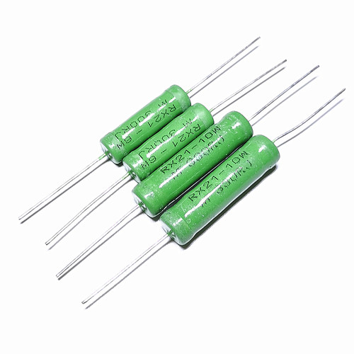 RX21-10W瓦保险绕线电阻欧姆7.5RJ 8.2R 9.1R 10R 12R 15R18R 20R