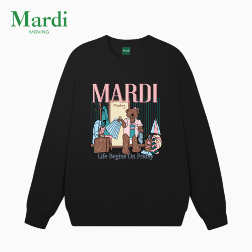 MARDIMOVING印花圆领女卫衣