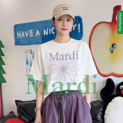 MardiMoving纯棉短袖女T恤