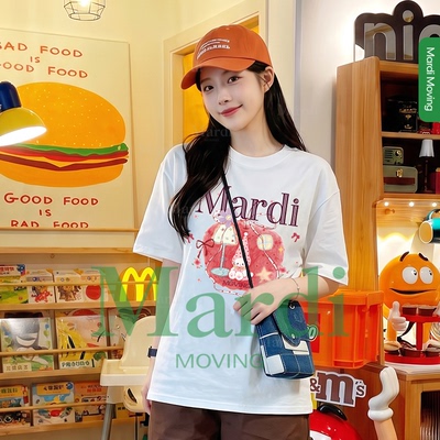 MardiMoving纯棉短袖女T恤