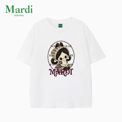 MardiMoving纯棉短袖女T恤