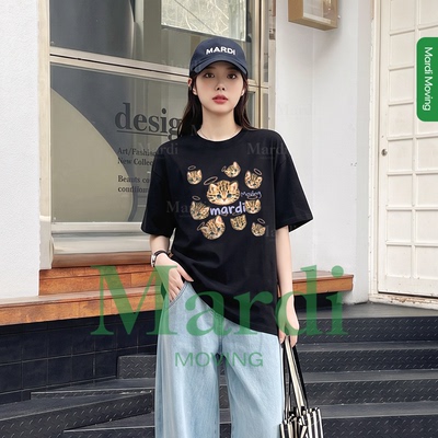 MardiMoving纯棉短袖女T恤