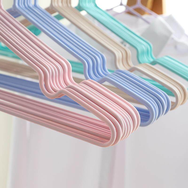 加粗防滑衣架成人衣服挂无痕衣撑家用衣服架衣挂批衣服架浸塑衣架