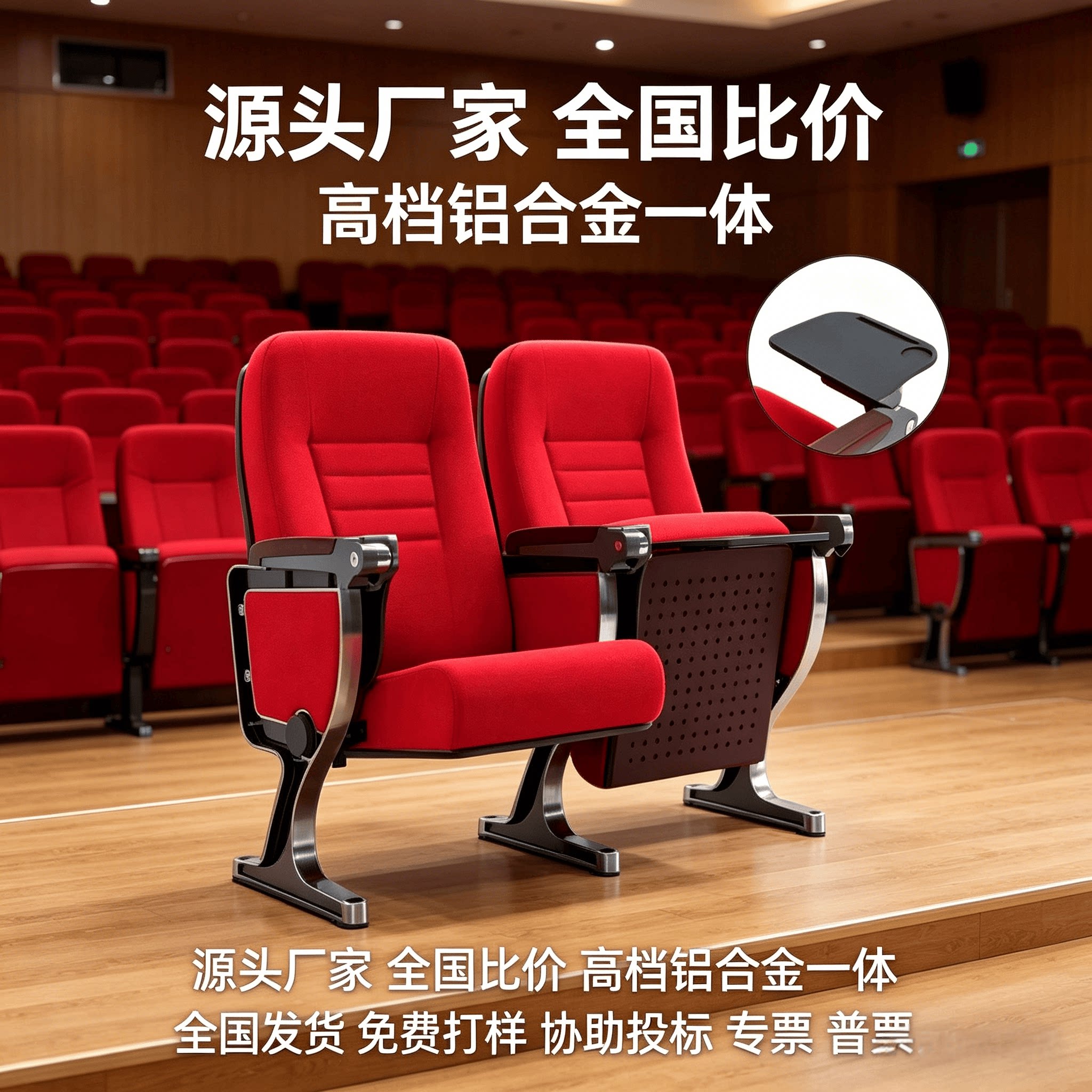 学校礼堂剧场阶梯排椅