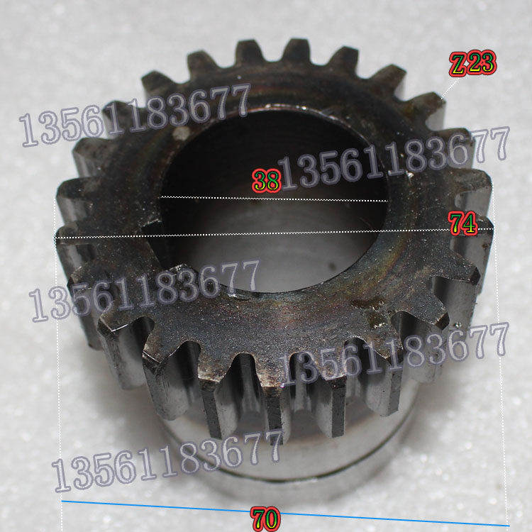 大河Z5180Z5163立钻齿轮配件电机齿轮Z23齿大河立钻齿轮配件