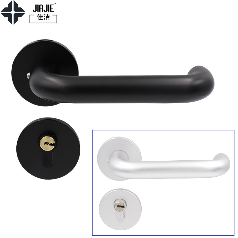 威科VK黑色门锁分体锁太空铝欧式现代简约室内太空铝白色静音门锁
