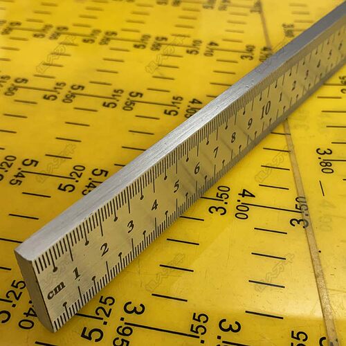 1米铝标尺量布尺手持铝尺加厚尺子量板尺30x6裁缝尺包邮广东 量具