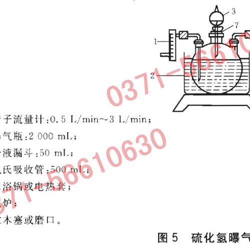 GB17378.4-2007(18.1)硫化氢曝气装置海水中硫化氢(玻璃全套)