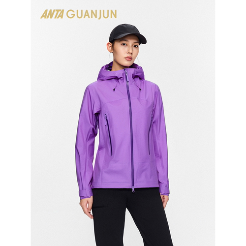 安踏冠军户外系列山锋LT 3L硬壳女防泼水透湿轻质冲锋衣162620628