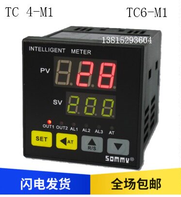 TC7-M1中大仪表松美温控仪表SOMMY调节数显温控器TC4-M1 /TC6-M1