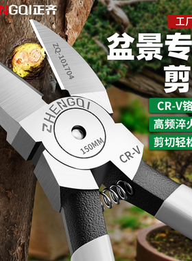 盆景专用工具园艺剪钳修枝剪刀水口钳盆栽制作造型叶芽剪花艺绿植