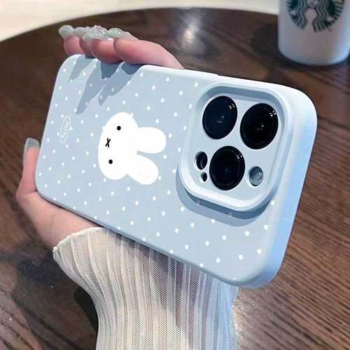 波点米菲小兔可爱防摔iPhone壳