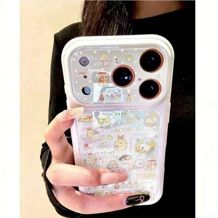 【液态双贴】角落生适用苹果17ProMax手机壳iPhone16promax大视窗15plus圆边14/13可爱卡通12/11防摔保护套女