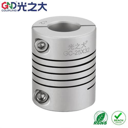 GC联轴器步进伺服电机大扭矩弹性梅花膜片波纹管十字滑块连接节