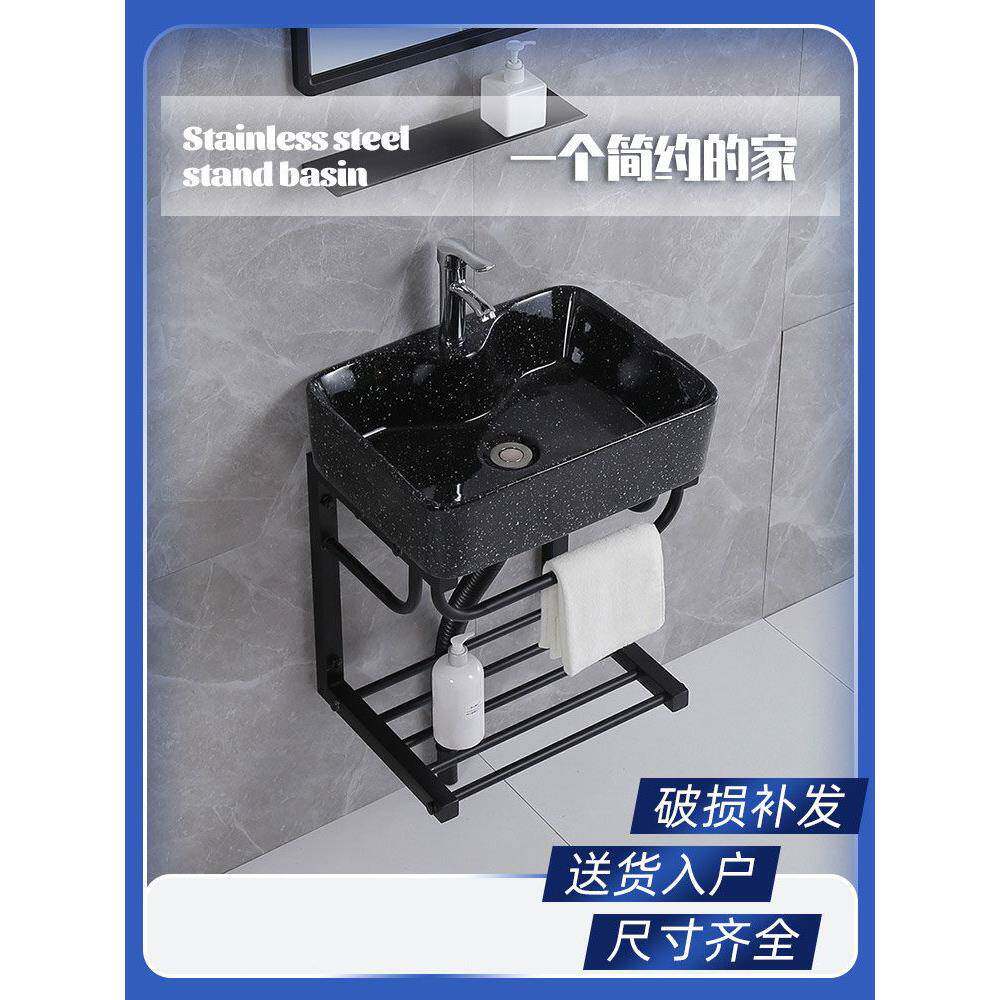 挂墙式洗手盆洗脸盆柜组合卫生间洗手面盘小户型洗脸池洗漱台陶瓷