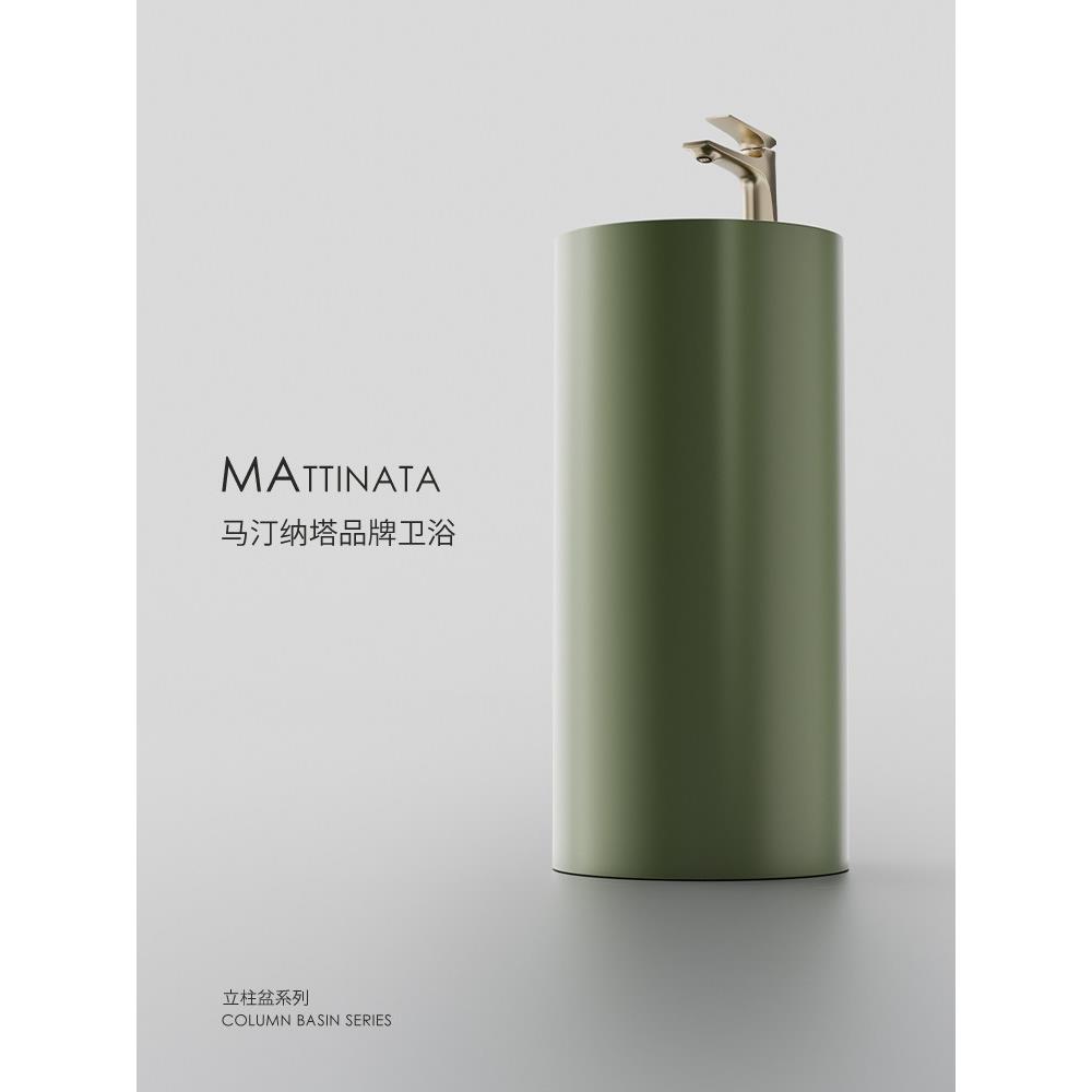 法式覆古小公寓座盆别墅浴室落地式面盆高端公寓创意面盆