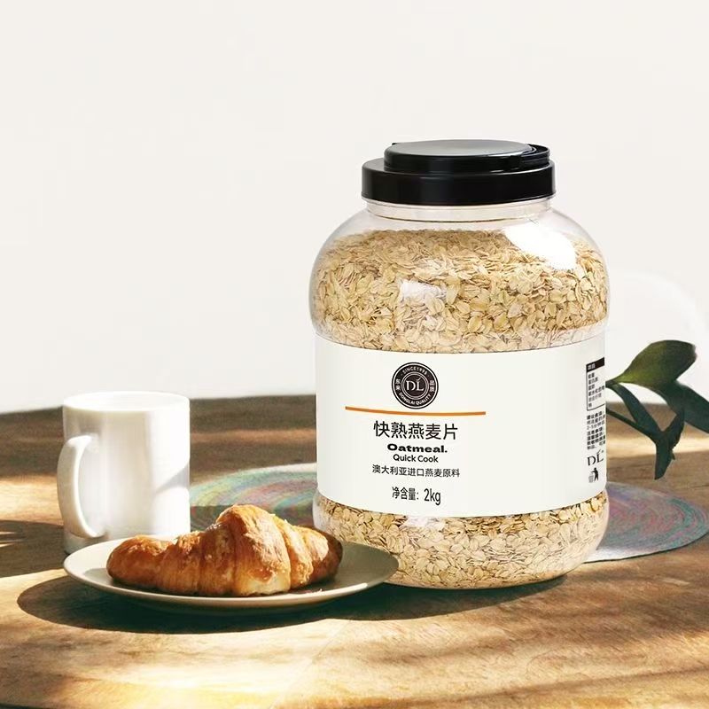 胖东来无蔗糖即食纯燕麦片2kg