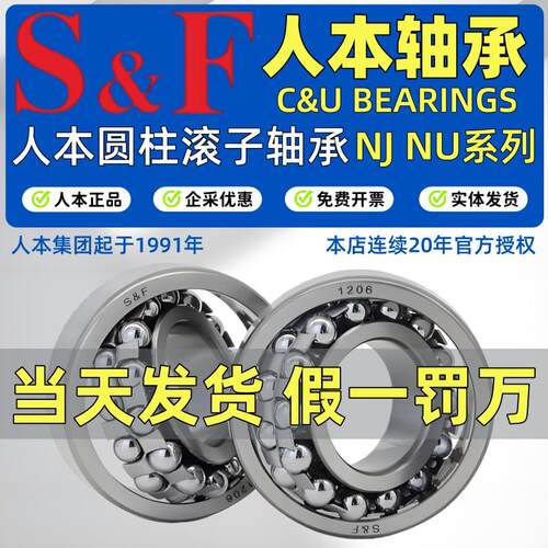 人本调心球轴承2203 2204 2205 2206 2207 2208 2209 2210 2218K
